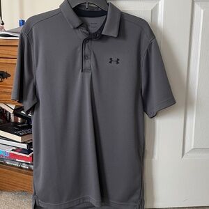 Under Armour Men's Dark Gray Polo Shirt